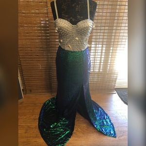 Handmade beautiful mermaid costume